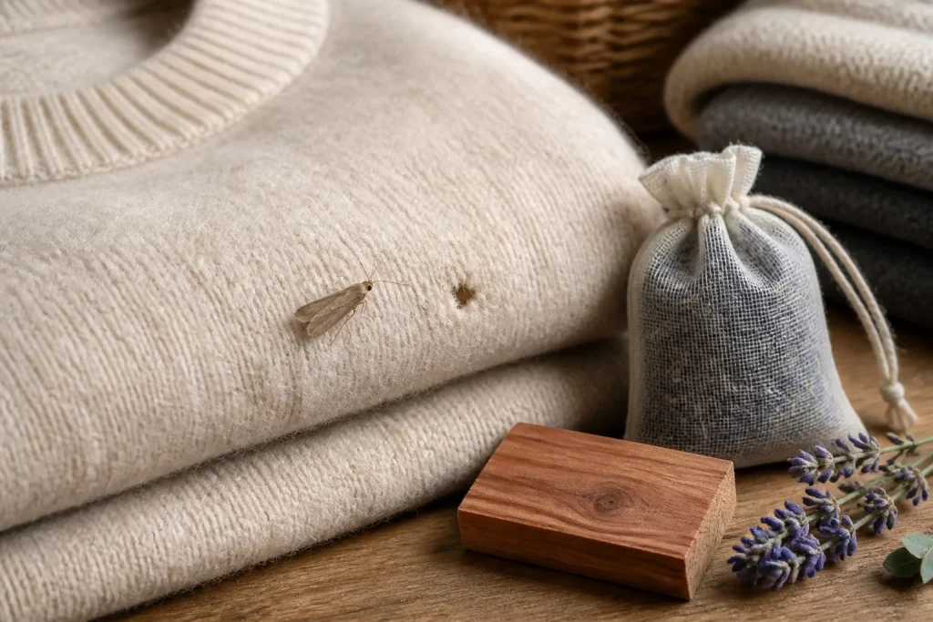 Mites des vetements identification et prevention