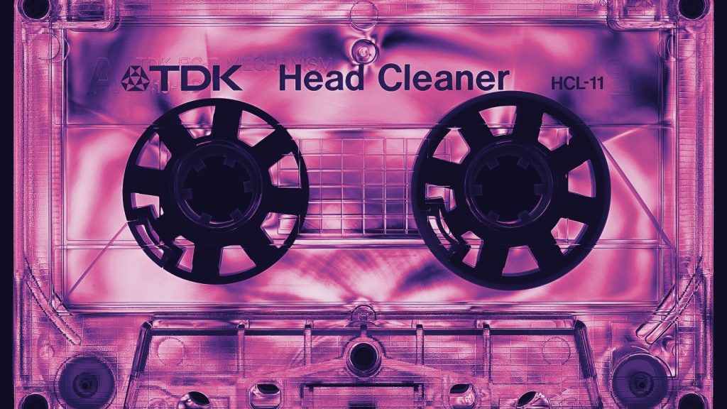Cassette audio rétro