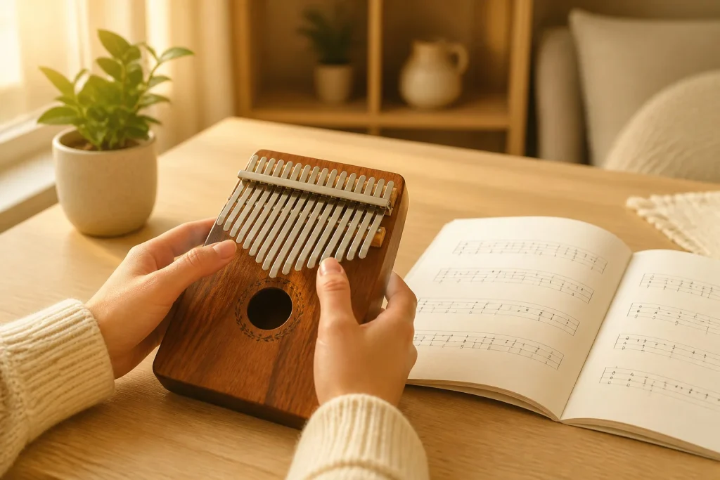 Apprentissage du kalimba